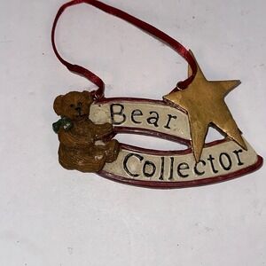 Charming Bear Collector Ornament &‎ Set of 5 Cute Teddy Bear Holiday Figurines